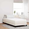 vidaXL Bed Mattress with Mattress Cream 90 x 200 cm Fabric