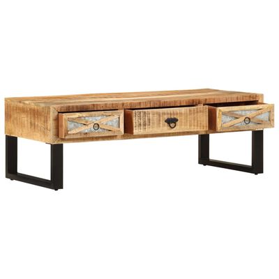 vidaXL Coffee Table 110x50x38 cm Solid Mango Wood