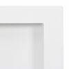 vidaXL Shower Niche with 2 Compartments High Gloss White 41x69x9 cm