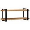 vidaXL Wall Shelf 110x33x45 cm Solid Wood Acacia