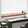vidaXL Window Sill Brown Wood 140 x 25 x 4.5 cm PVC