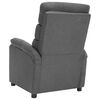 vidaXL Recliner Chair Light Grey Fabric