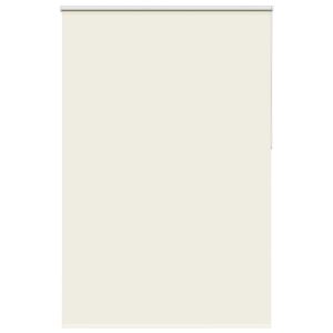 vidaXL Roller Blind Blackout Off White 160x210 cm Fabric Width 156.6 cm Polyester