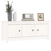 vidaXL Shoe Cabinet White 110x38x45.5 cm Solid Wood Pine
