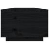 vidaXL Coffee Table Black 80x50x35.5 cm Solid Wood Pine