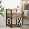 vidaXL Bedside Cabinet Artisan Oak 40 x 42 x 55 cm Engineered Wood