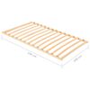 vidaXL Slatted Bed without Mattress Base with 13 Slats 100x200cm
