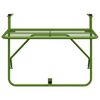 vidaXL Balcony Table Green 60x40 cm Steel