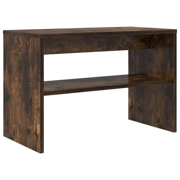 vidaXL TV Cabinet Smoked Oak 60 x 30 x 40 cm Engineered Wood