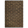 vidaXL Hand-Woven Jute Area Rug Fabric 120x180 cm Natural and Black