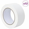 vidaXL Painter Masking Tapes 12 pcs White 50mm x 50m Paper
