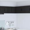 vidaXL Kitchen Cabinet with Door Black 57 x 57 x 40 cm Engineered Wood