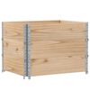 vidaXL Garden Planter 80x60 cm Solid Wood Pine