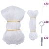 vidaXL Cat Net Transparent 3x2 m Nylon