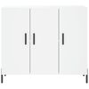 vidaXL Sideboard White 90x34x80 cm Engineered Wood