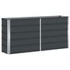 vidaXL Planter Anthracite 160 x 40 x 75 cm Steel