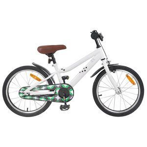 vidaXL Kids Bike 18 Inches for 5-7 Years Old White