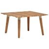 vidaXL Coffee Table | Natural Brown | Solid Acacia wood | 60x60 cm | Durable