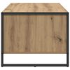 vidaXL Coffee Table Artisian Oak 80 x 50 x 40 cm Engineered Wood