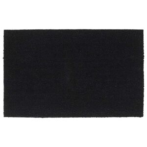 vidaXL Door Mat Black 50x80 cm Tufted Coir