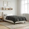 vidaXL Full Year Duvet Quilted Anthracite 135 x 220 cm Microfiber