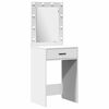 vidaXL Dressing Table 2 pcs White 50 x 41 x 135 cm Engineered wood