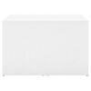 vidaXL 3 Piece Nesting Coffee Table Set White 60x60x38 cm Engineered Wood