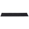 vidaXL Stair Mats Self-adhesive 30 pcs 76x20 cm Black Rectangular