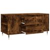 vidaXL Coffee Table Smoked Oak 102x44.5x50 cm Engineered Wood