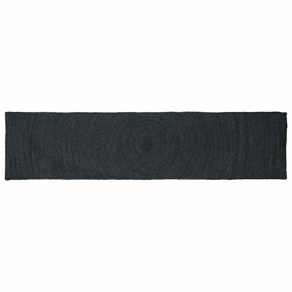 vidaXL Area Rugs Rectangular Dark Grey 60 x 200 cm Jute