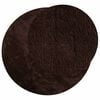 vidaXL Area Rugs Round HUARTE Brown &Oslash; 200 CM Polyester
