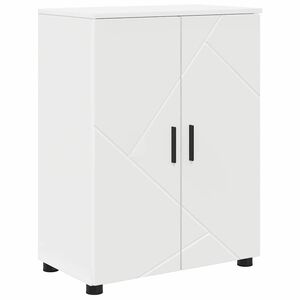 vidaXL Bathroom Cabinet White 60 x 35 x 80 cm Engineered wood, Metal