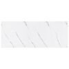 vidaXL Wall Shelf 4 pcs White Marble 60 x 23 x 4 cm Engineered Wood