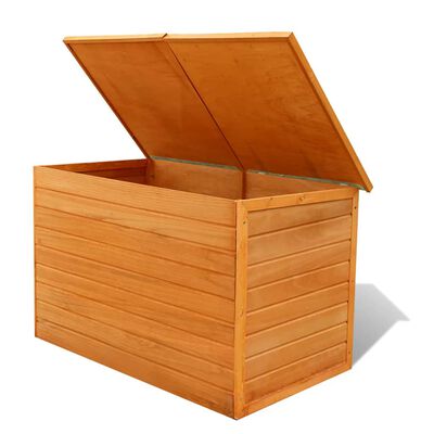 vidaXL Garden Storage Box 126x72x72 cm Wood