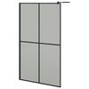 vidaXL Walk-in Shower Screen 118x190 cm Dark Tempered Glass