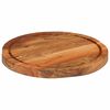 vidaXL Chopping Board Ø30x2.5 cm Solid Wood Acacia