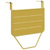 vidaXL Hanging Balcony Table Gold 60 x 39 x 65 cm Steel