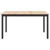 vidaXL Dining Table Natural 150 x 90 x 75 cm Solid Pine Wood