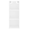 vidaXL Highboard White 34.5x32.5x180 cm Engineered Wood