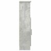 vidaXL Bathroom Cabinet with Roll Holder Concrete Grey 20.5x22x90 cm