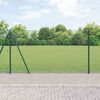 vidaXL Fence Post Green 10 x 1.2 m (12 x 12 mm mesh) Steel and PVC