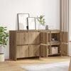 vidaXL Sideboards 2 pcs Artisan oak 70 x 41 x 75 cm Engineered wood