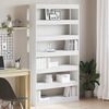 vidaXL Book Cabinet White 100 x 30 x 198 cm Engineered Wood