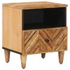 vidaXL Bedside Table Brown 50 x 33 x 60 cm Solid Mango Wood