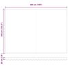 vidaXL Retractable Awning Manual Yellow and Orange 500 x 350 cm