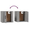 vidaXL 2 Piece TV Cabinet Set Grey Sonoma Engineered Wood
