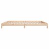 vidaXL Stack Bed without Mattress 100x200 cm Solid Wood Pine