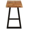 vidaXL Bench with Live Edge 105 cm Solid Wood Acacia