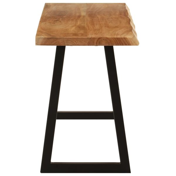 vidaXL Bench with Live Edge 105 cm Solid Wood Acacia