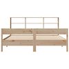 vidaXL Bookcase Bed without Mattress 180x200 cm Super King Solid Wood Pine